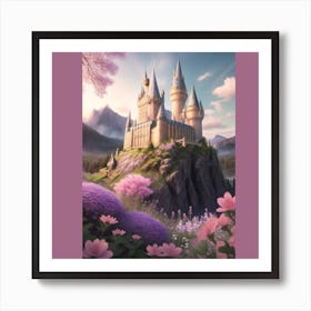 Harry Potter Castle Art Print