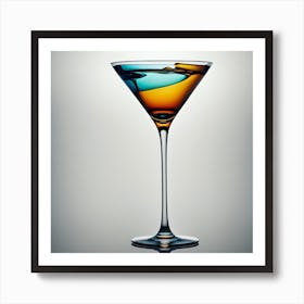 Martini Glass Art Print