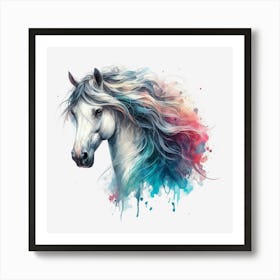 Horse Painting Art Print