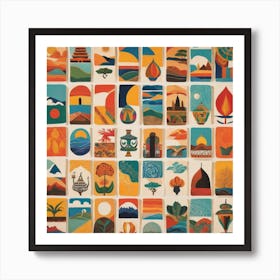 Asian Travels Art Print