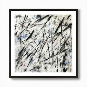 Abstract Design Featuring Hand Drawn Arrows And Markings Chaotic Arrangement Emphasis On Direction (4) Art Print