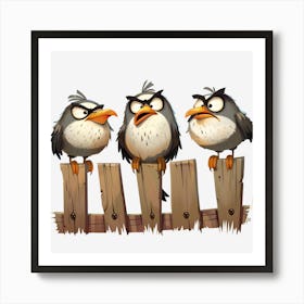 Angry Birds Art Print