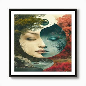 Yin Yang 1 Art Print