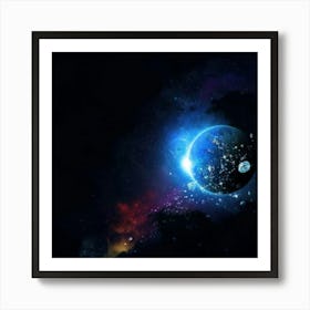 Space Stock Videos & Royalty-Free Footage Art Print