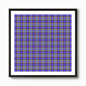 Plaid Pattern 14 Art Print