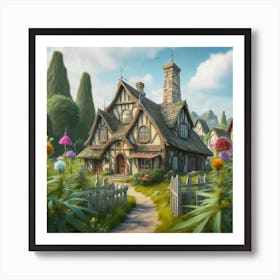 Fairytale House 2 Art Print