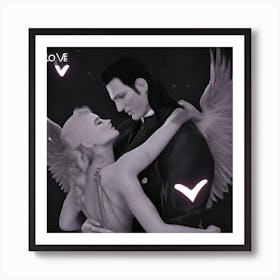 Love story Art Print