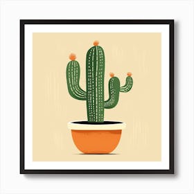 Cactus Illustration Art 38 Art Print