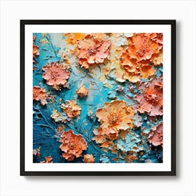 Abstract Flower Painting Art Print