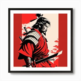 Samurai Warrior 1 Art Print