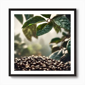 Coffee Beans In The Forest 6 Art Print