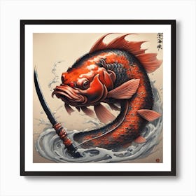 Koi Fish 4 Art Print