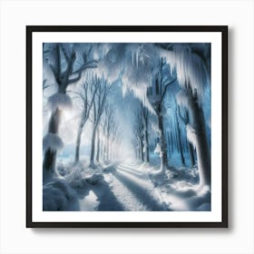 Winter Forest 1 Art Print