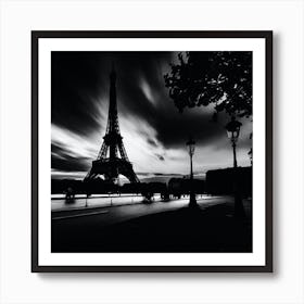 Eiffel Tower At Night 17 Art Print