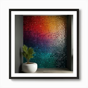 Mosaic Wall Art Art Print