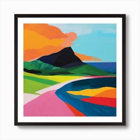 Abstract Travel Collection Saint Kitts And Nevis 3 Art Print