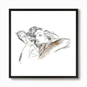 Portrait Of A Woman Art Print