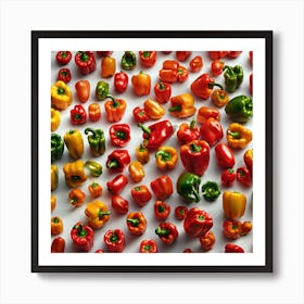 Bell Pepper As Background Perfect Composition Beautiful Detailed Intricate Insanely Detailed Octan (7) Art Print