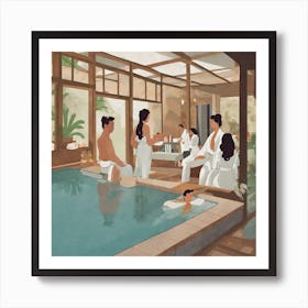 Asian Spa 1 Art Print