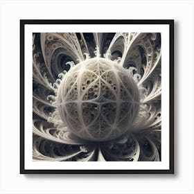 Black and White Abstract Art 137 Art Print