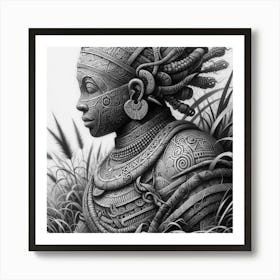 African Woman Art Print