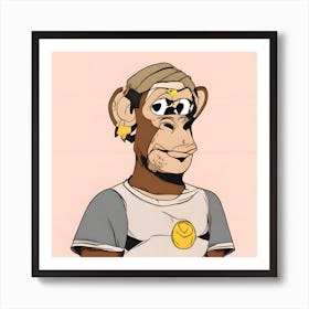 Monkey Art Print