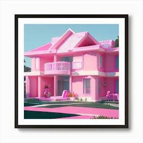 Barbie Dream House (699) Art Print