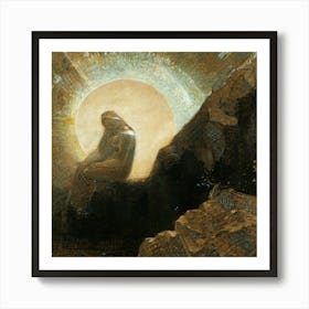 Melancholy (1876), Odilon Redon Art Print