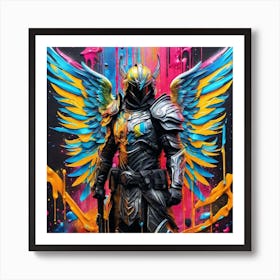 Angel Of The Sky 1 Art Print