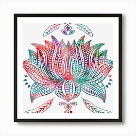 Lotus Flower Art Print