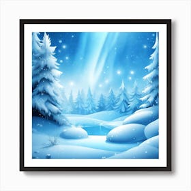 Winter Landscape 1 Art Print