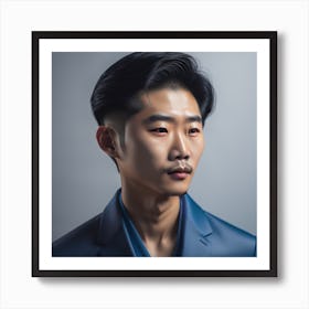 Enchanting Realism, Paint a captivating portrait of young, handsom korean man, that showcases the subject's unique personality and charm. Generated with AI, Art Style_V4 Creative, Negative Promt: no unpopular themes or styles,  CFG Scale_12.0, Step Scale_50. Art Print