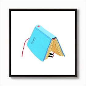 Bookworm Art Print