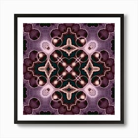 Purple Pattern 1 Art Print