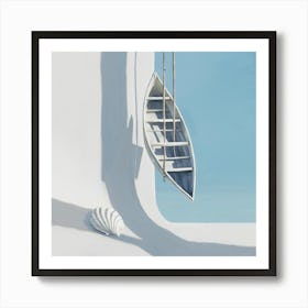 Boat On The Beach Art Print