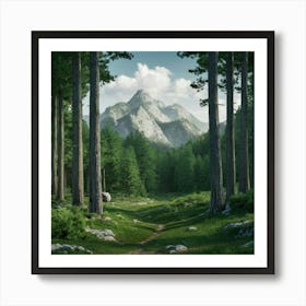 Forest Scene Art Print