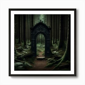 Dark Forest 5 Art Print