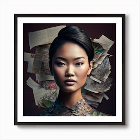 Asian Woman 8 Art Print