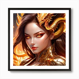 Chinese Dragon knvg Art Print