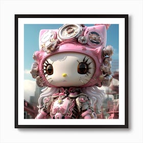 Hello Kitty Steampunk Collection By Csaba Fikker 31 Art Print