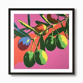 Olives Pop Art 3 Art Print