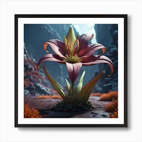 Lilly Dead Planet Art Print