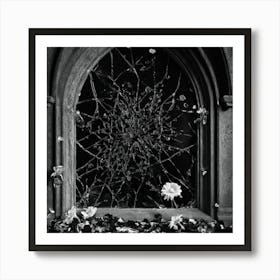 Broken Window 1 Art Print