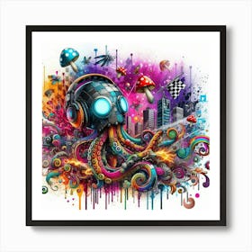 Octopus 19 Art Print