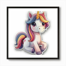 Unicorn Sticker 27 Art Print