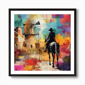 Windmill Art Print