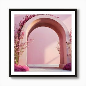 Pink Archway 7 Art Print