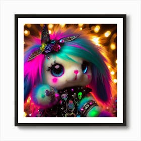 Bunny Bunny Emo 1 Art Print