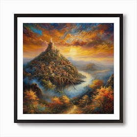 Golden Sky Art Print