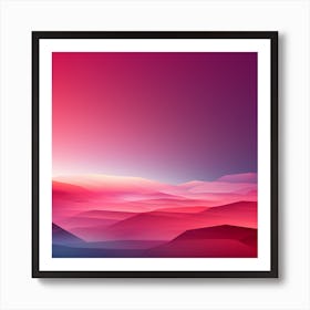 Abstract Landscape 1 Art Print